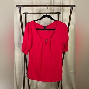 White House Black Market Pink Blouse